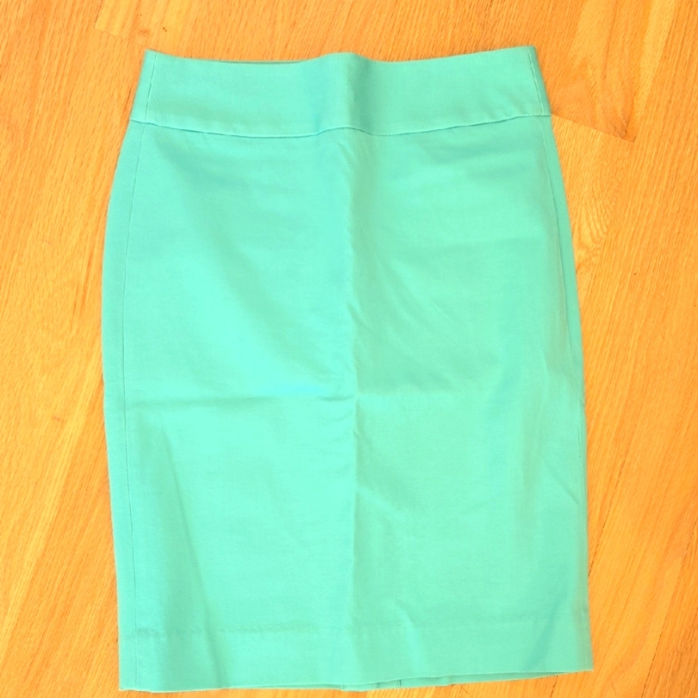 Elegant Banana Republic Turquoise Pencil Skirt